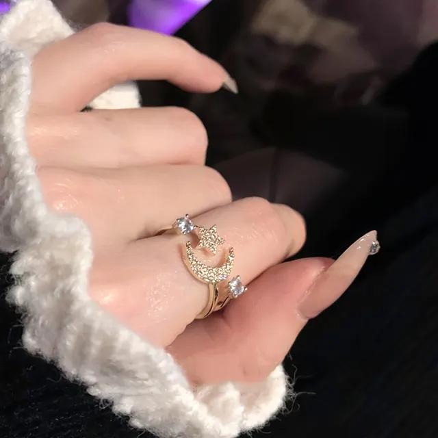 Strass-Mond-Ring 1