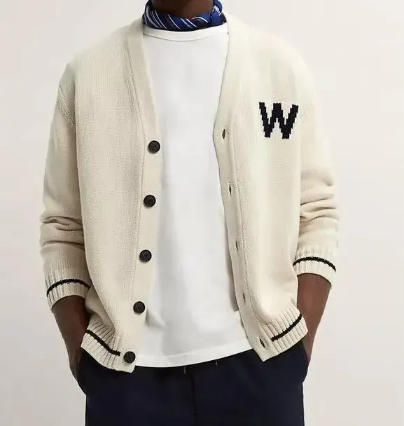 Herren Winter Strickjacke aus Wollmischung 2