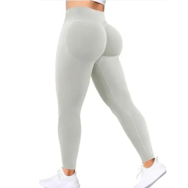 Nahtlose Damen Yoga-Hose mit Hüfteffekt 3