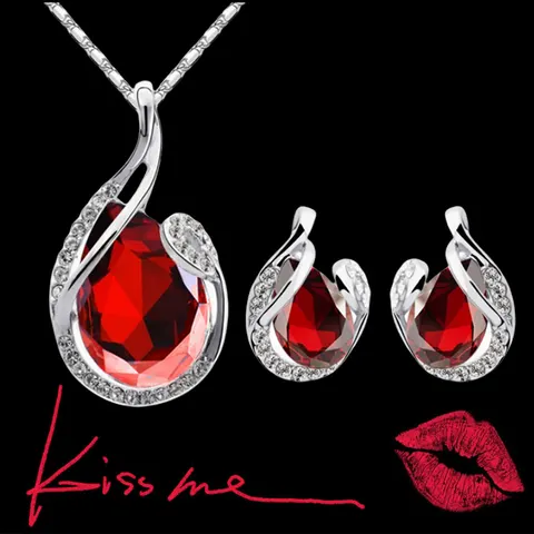 Strass-Halskette-Set