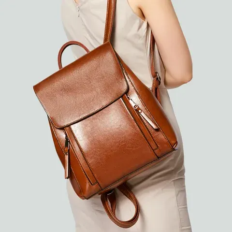 Lederrucksack Damen