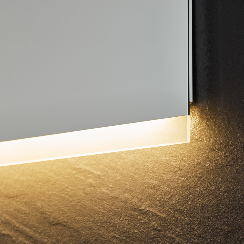Rechteckiger LED Spiegel mit Touch-Schalter 3