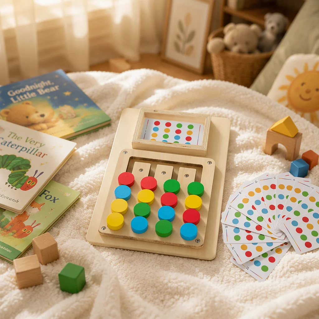 Montessori Farb-Zuordnungsspiel für Kinder