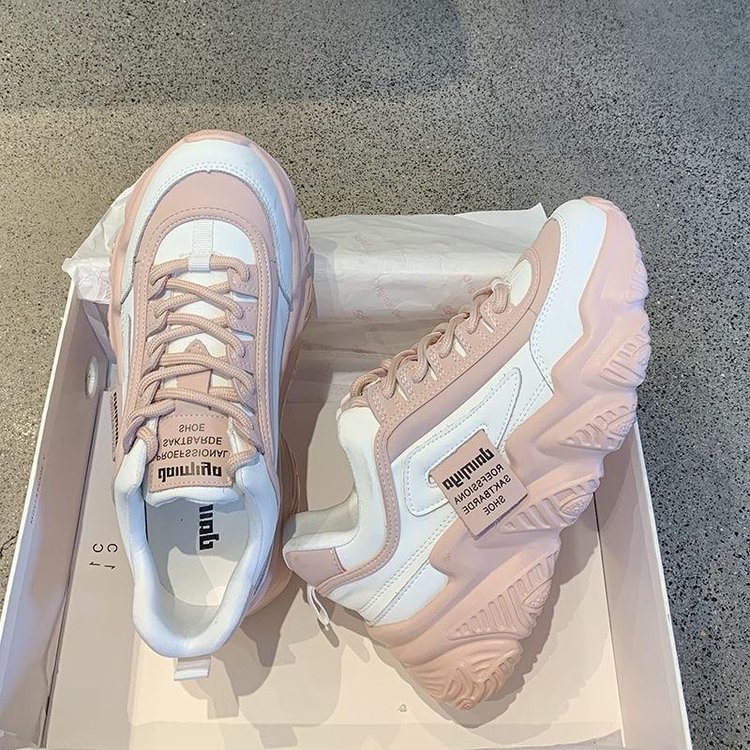 Damen Chunky Sneaker mit dicker Sohle 2