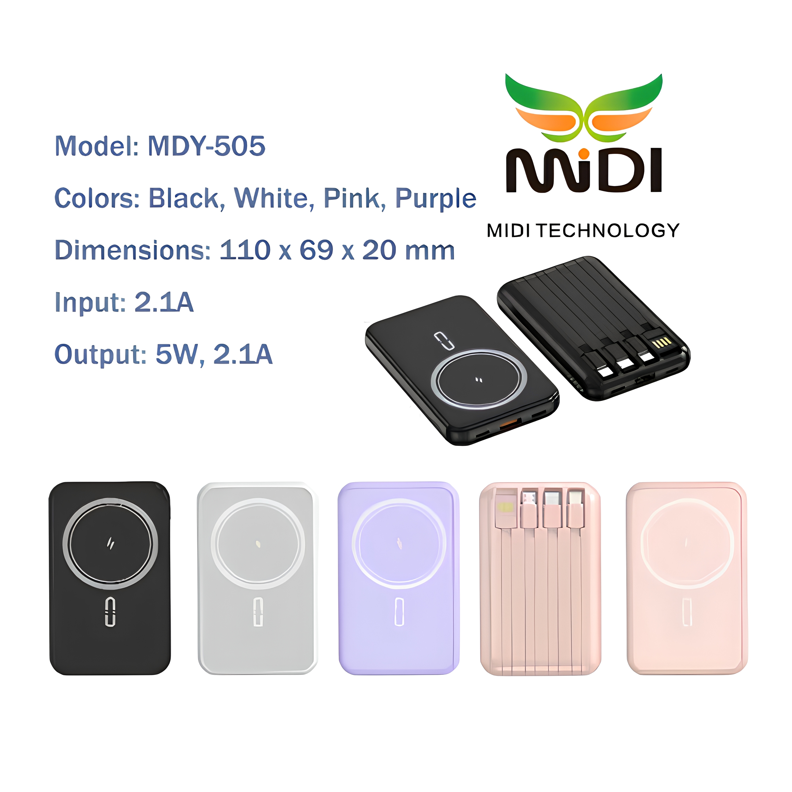 Magnetische 10000mAh USB-C Powerbank 2
