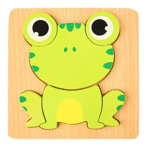 Holz-3D-Tierpuzzle mit Verkehrsmotiven