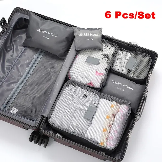 Wasserdichte Kompressions-Packwürfel-Set 6-teilig 2