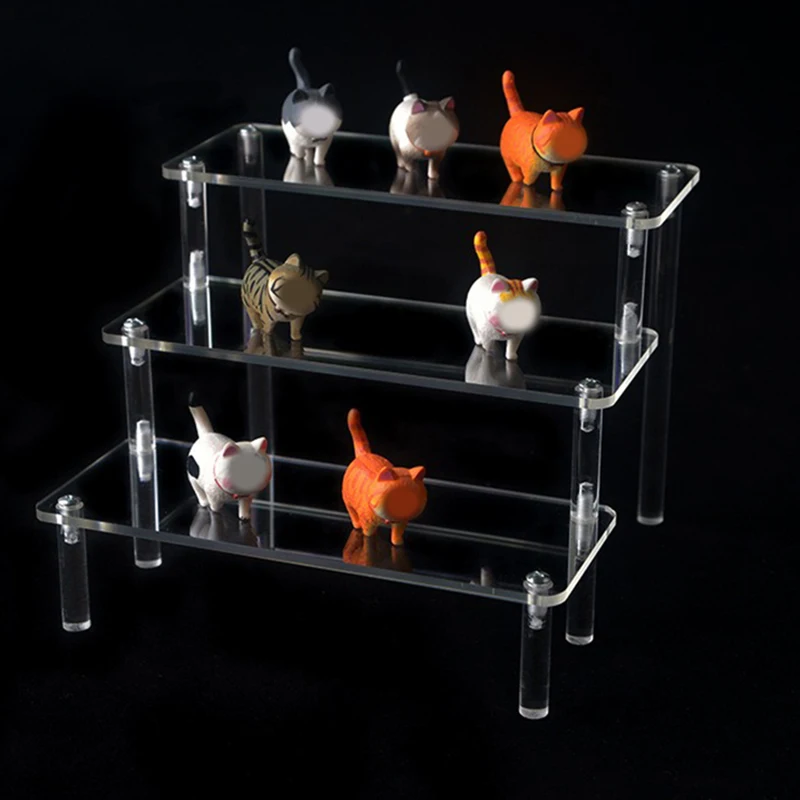 Transparentes Acryl-Etagenregal, 1–5 Ebenen 3