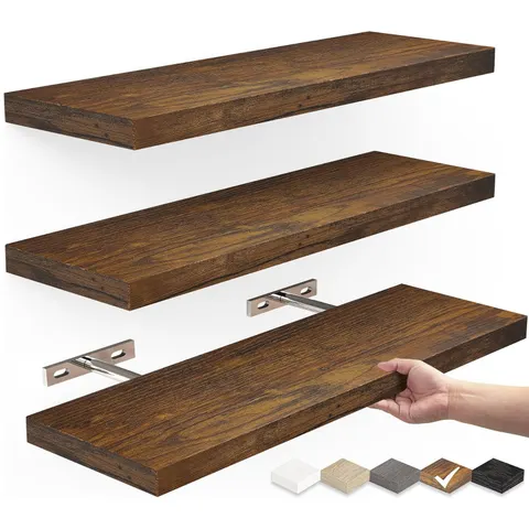 Holz-Wandregal