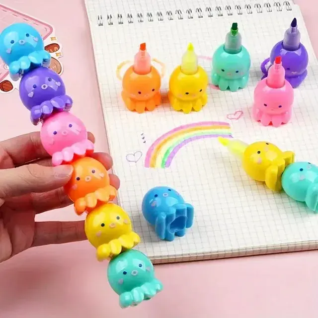 Oktopus-Textmarker-Set 2