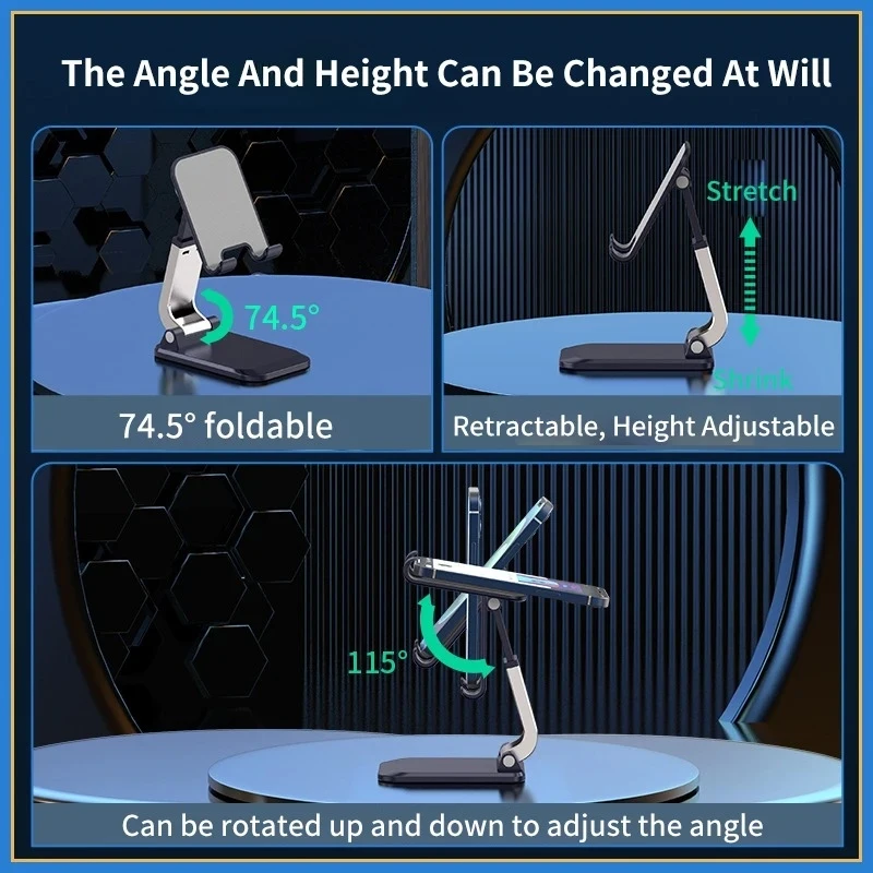 Faltbarer Handyhalter für den Tisch 3
