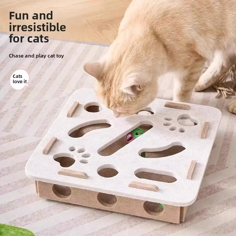 Filz-Puzzlebox-Spielzeug für Katzen 2