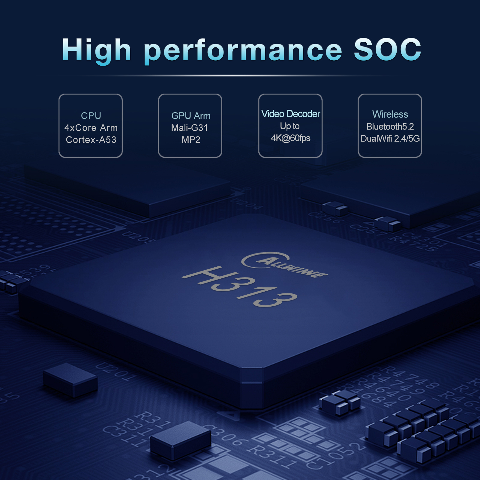 Quad-Core Android 10 TV Box 4K 2