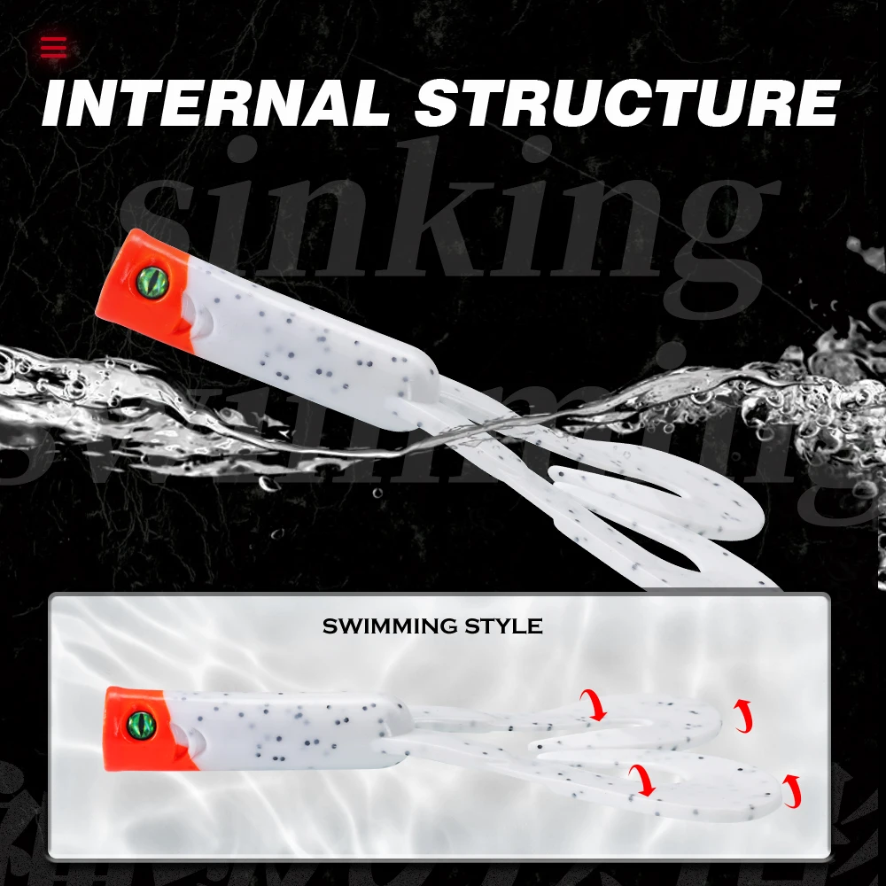 Twin-Tail-Silikon-Trailer 145–175 mm 3