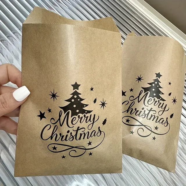 Kraftpapier-Weihnachtsgeschenktüte 4