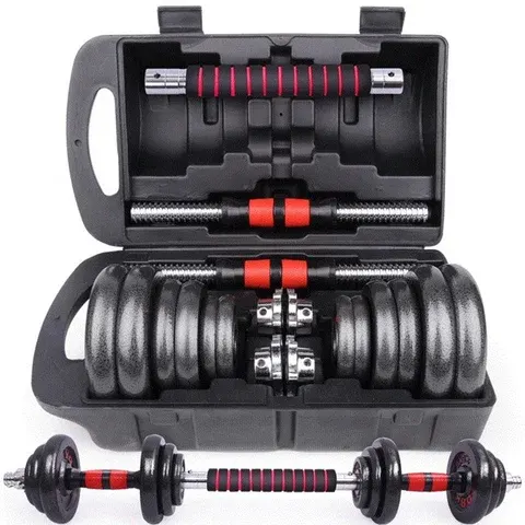 Gusseisen-Hantel-Set 100 lb verstellbar