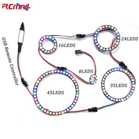 Adressierbarer RGB-LED-Ring