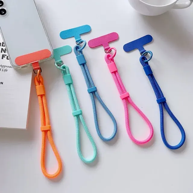 Bonbonfarbenes Handy-Lanyard mit Handschlaufe 2