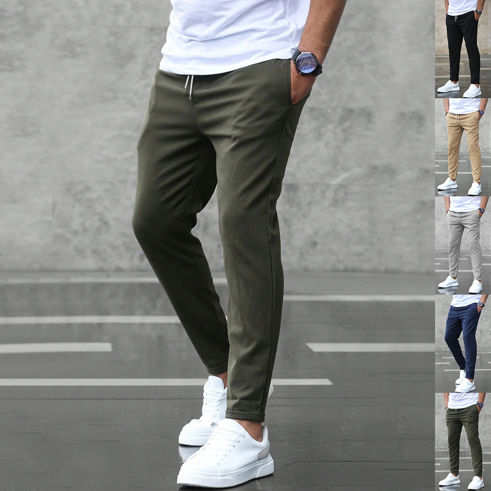 Weite Herrenhose mit Kordelzug 4