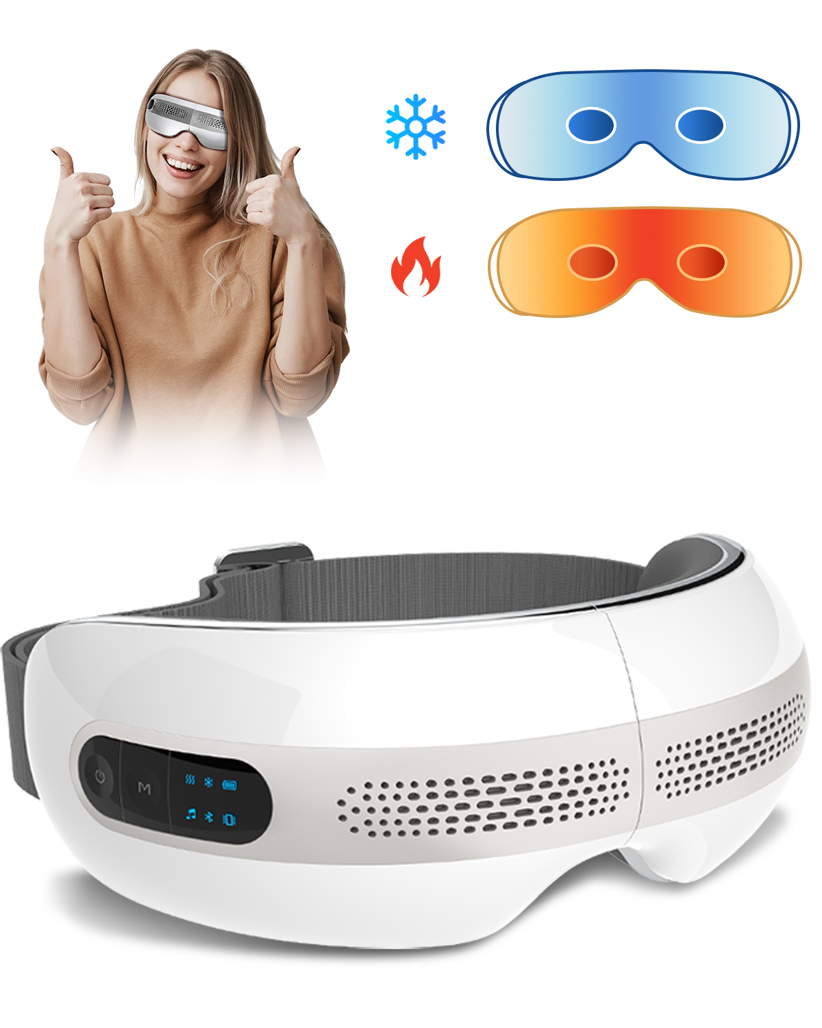 Heiß-Kalt Augen-Spa-Maske mit Pods 4