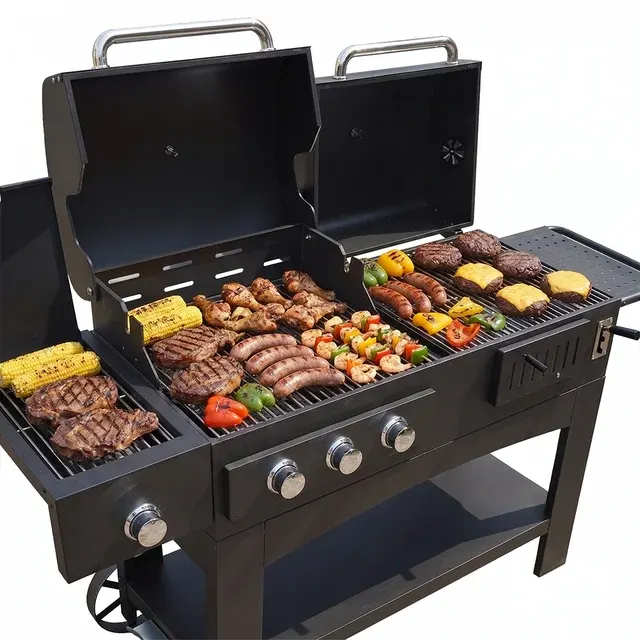 Gas-Holzkohle-Grill 3