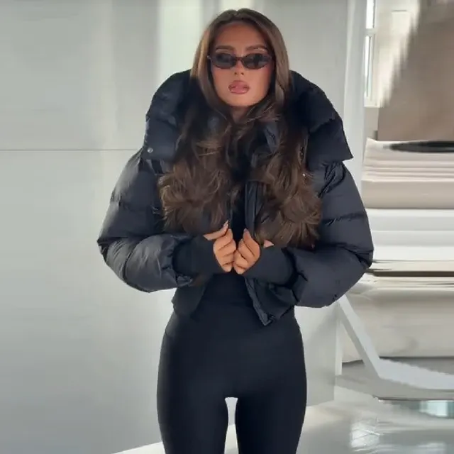 Damen-Retro-Kapuzenjacke 4