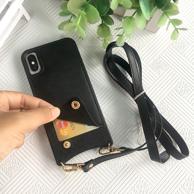 Crossbody-Handyhülle aus Leder mit Trageriemen 2