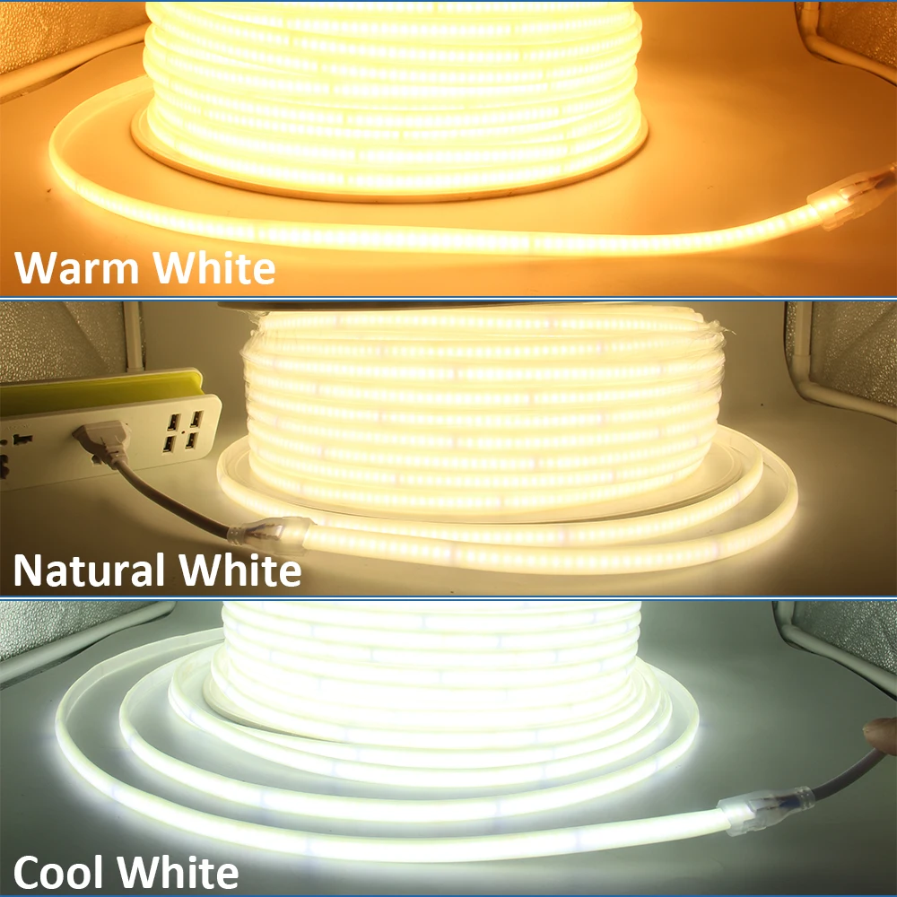 Wasserdichter COB LED-Streifen IP67, 3000–6000K 2