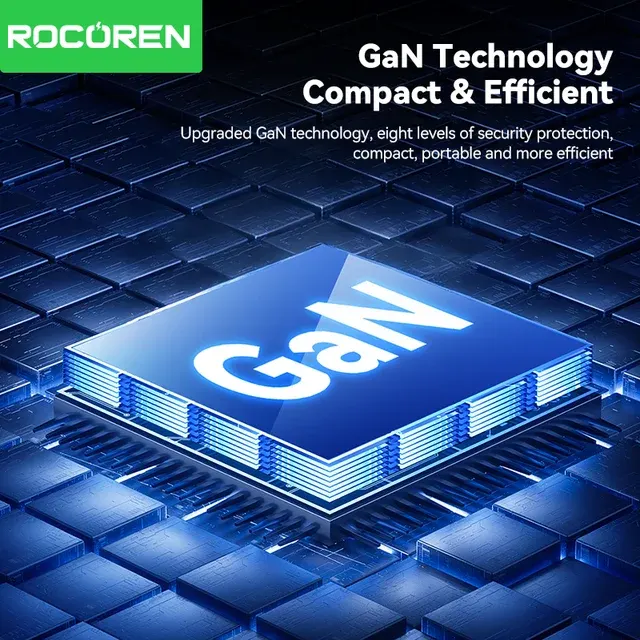 200W GaN-Schnellladegerät mit 6 Ports 3