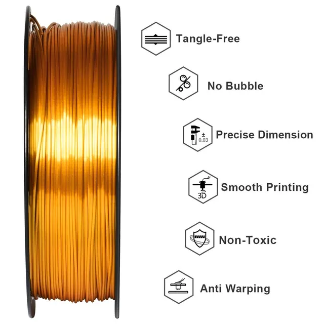 PLA-PETG-Filament 1 kg, 1,75 mm, Schwarz und Weiß 1
