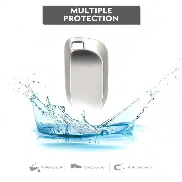 Hochgeschwindigkeits-Metall-USB-Stick, 128 GB 4