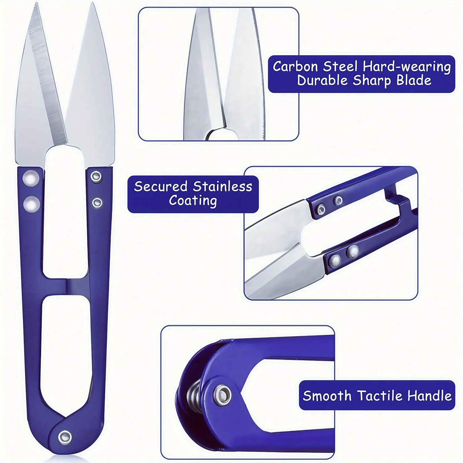 Blaues Nähmaschinen-Nahttrenner-Set, 5-teilig 4