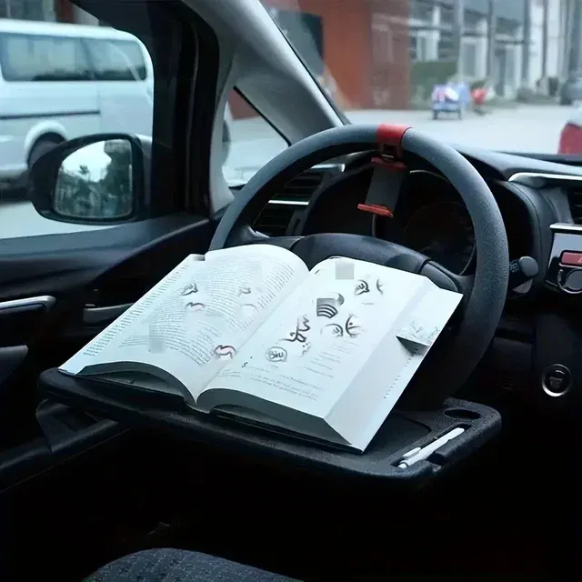 Multifunktionaler Auto-Lenkradtisch mit Ablage 4