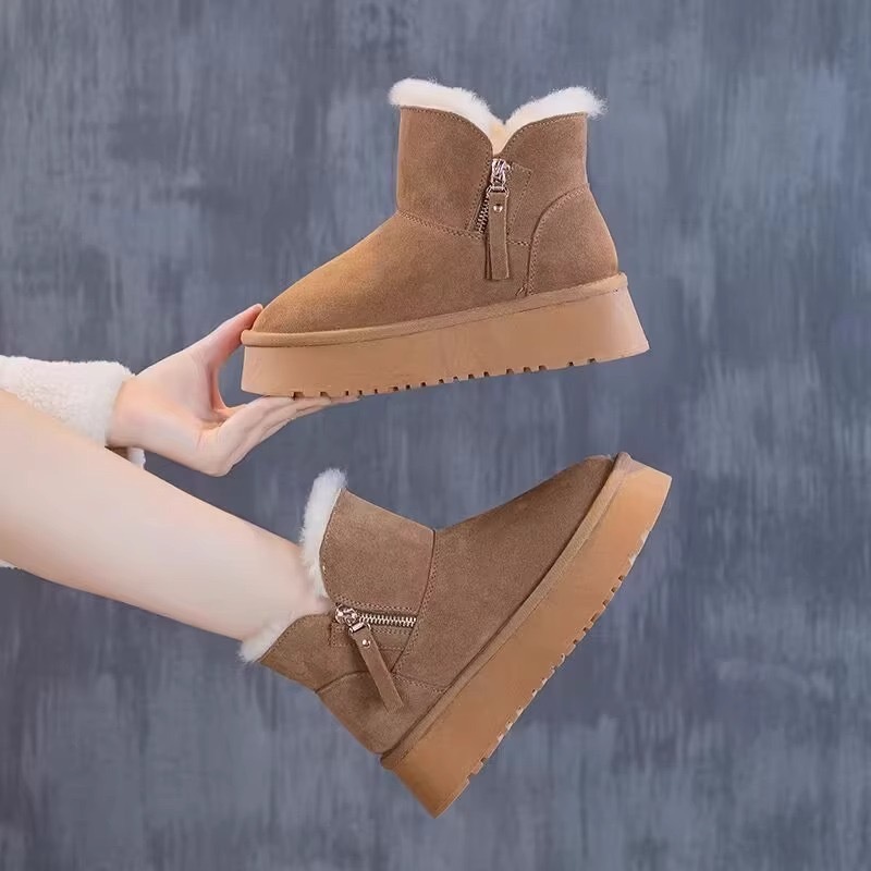 Winter-Schneestiefel mit Fell 4