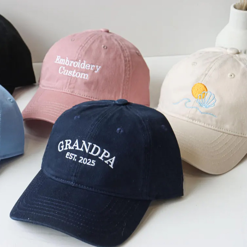 Unstrukturierte Baumwoll Baseball Cap Einfarbig 2