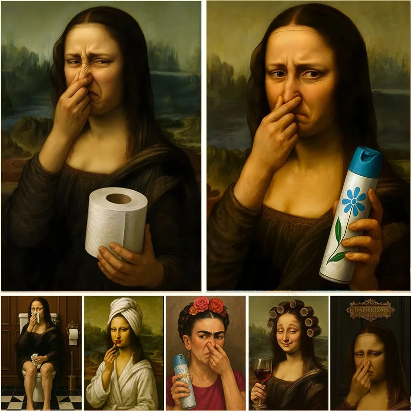 Toiletten-Wandbild