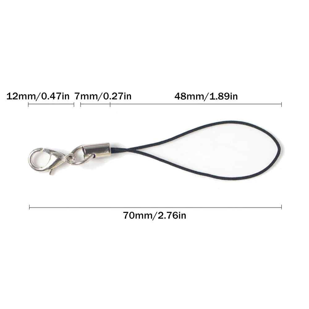 50er Mix Karabiner-Lanyards mit Anhängern 2