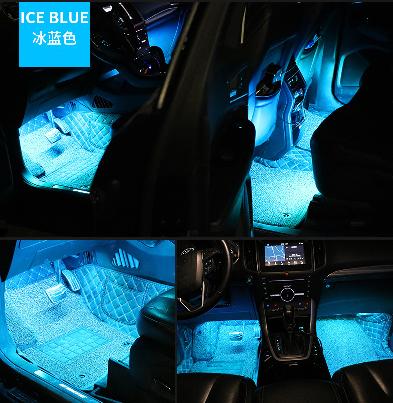 Musikgesteuertes RGB-Atmosphärenlicht für Auto 2