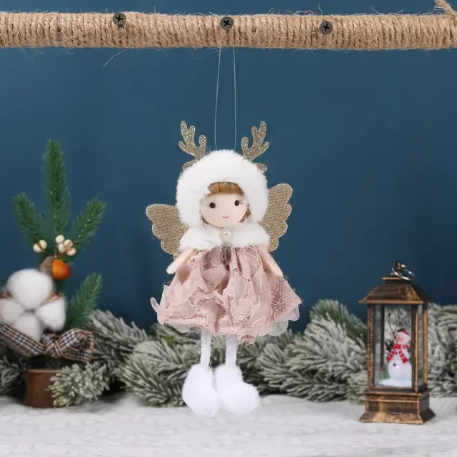 Stoff-Weihnachtsengel-Anhänger 4