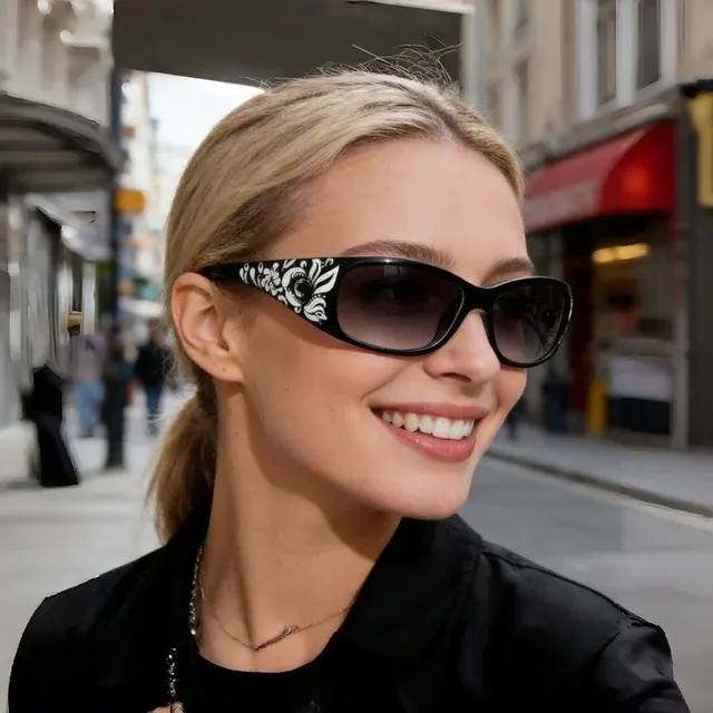 Strass-Katzenaugen-Sonnenbrille 2