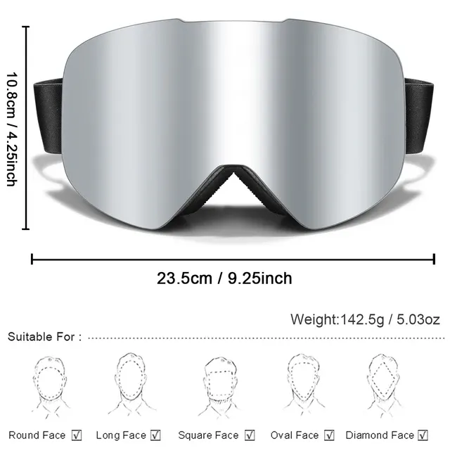 Magnet-Skibrille 2