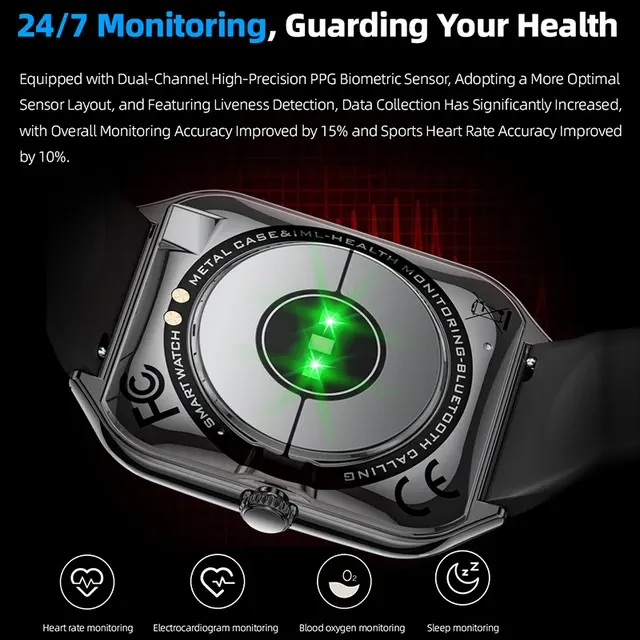 Schlanke AMOLED Smartwatch für Männer 4