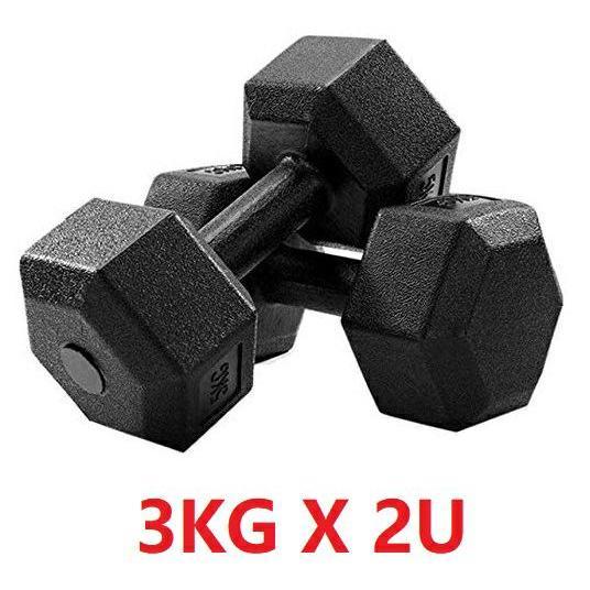 Sechskant Vinyl Hantelset 2,5 bis 10 kg 3