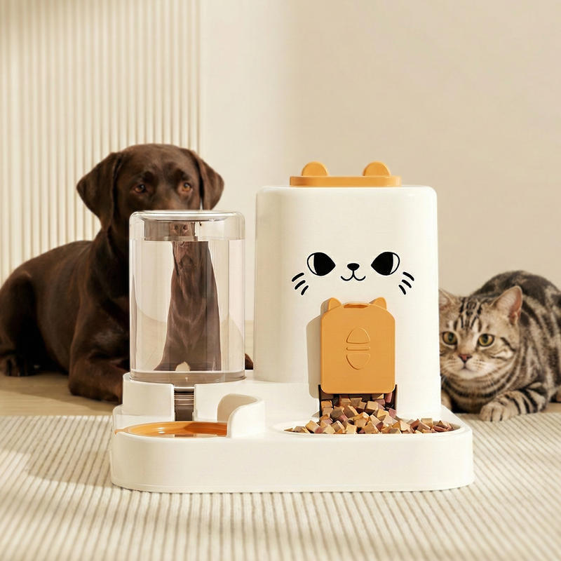 Automatischer Katzen-Wasserspender Napf-Set