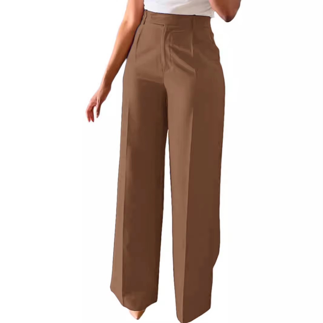 Damen Baggy Hose High Waist Sommer 3