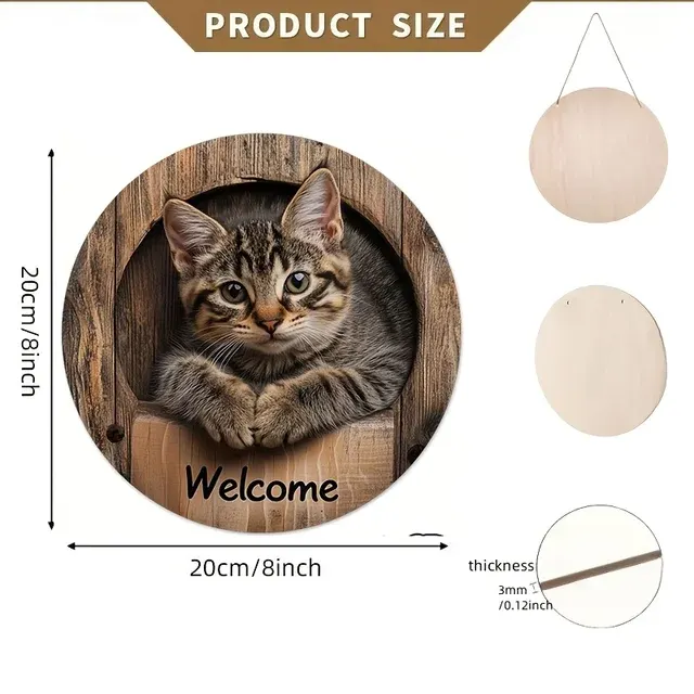 Katzen-Wandschild 3