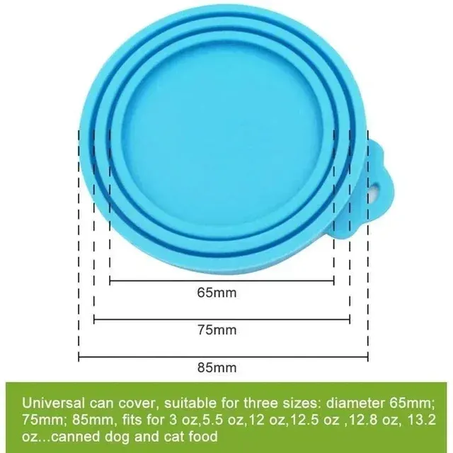 Silikon-Dosendeckel für Tierfutter 2