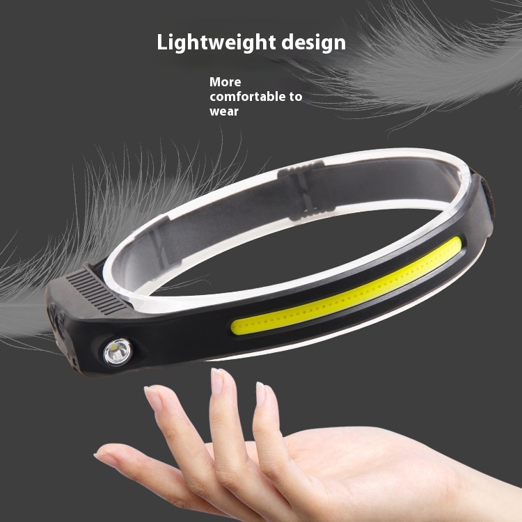 LED-Stirnlampe mit Bewegungssensor, USB-aufladbar 4
