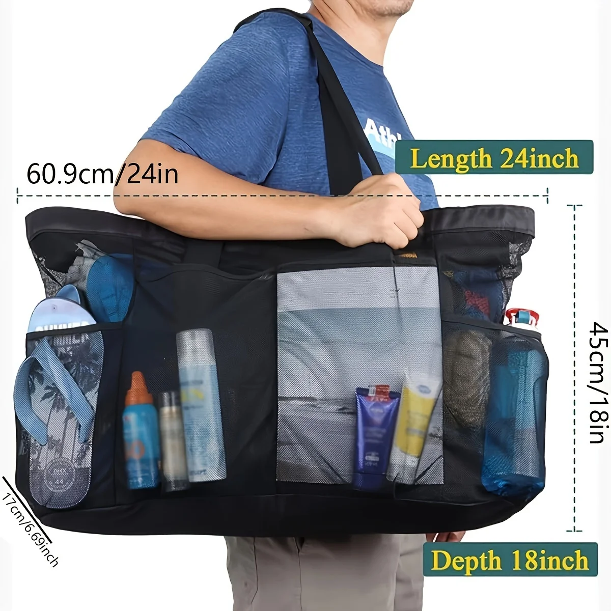 Netz-Strandtasche 2