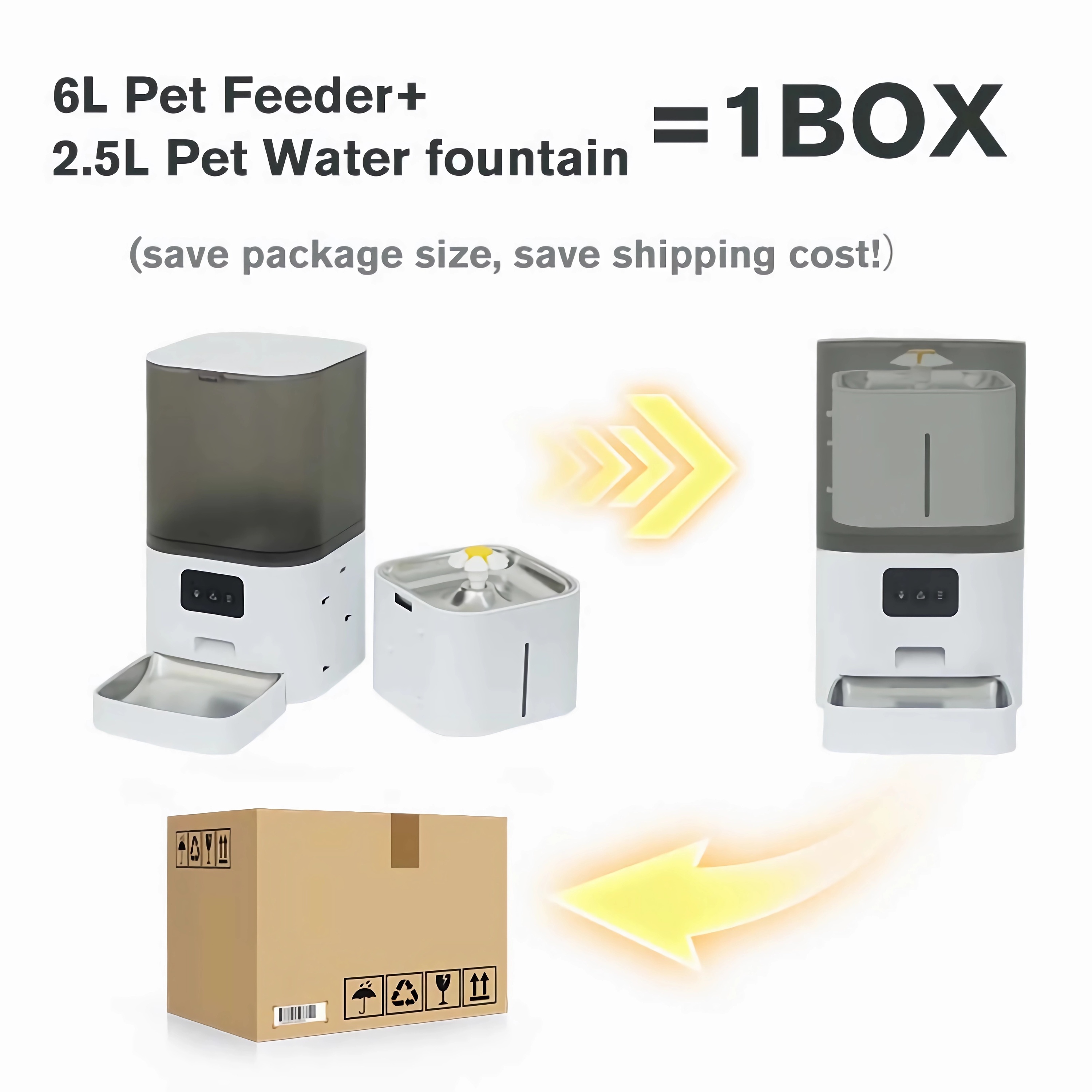 Smarter Futterautomat 6 L mit Wasserspender 4